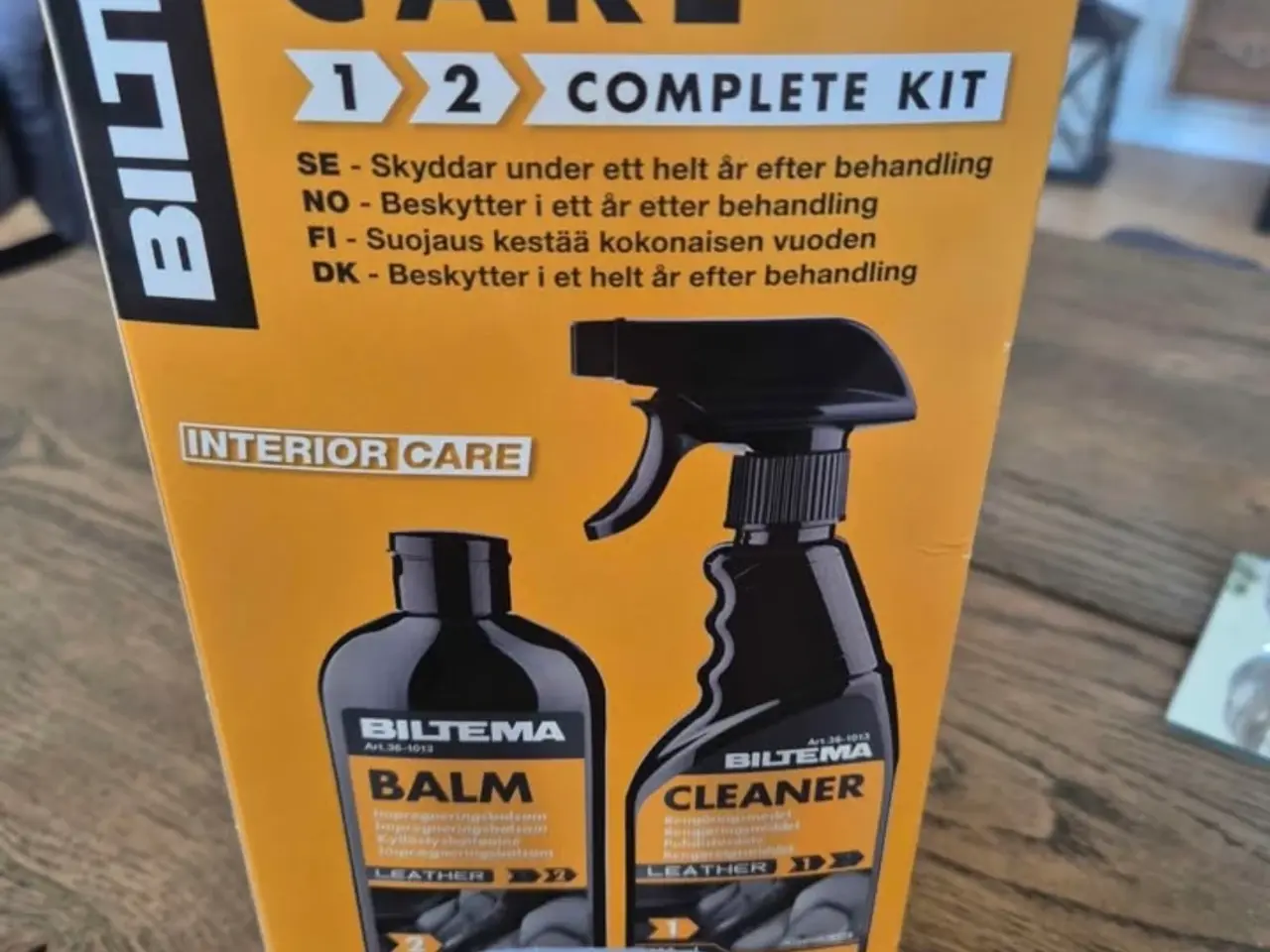 Billede 1 - Bilpleje beskyttelse til læder