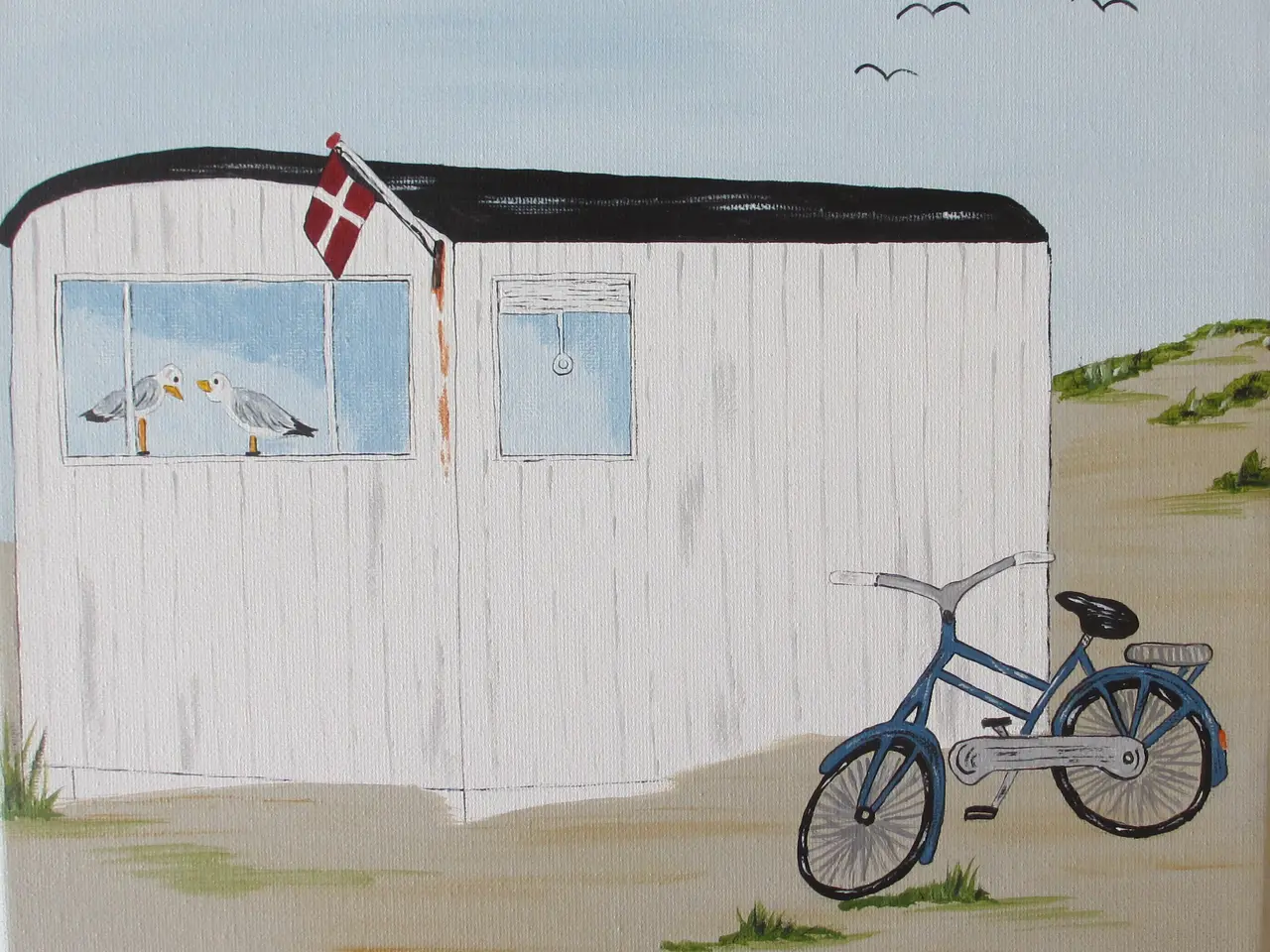 Billede 1 - ACRYL-MALERI nr. G 90