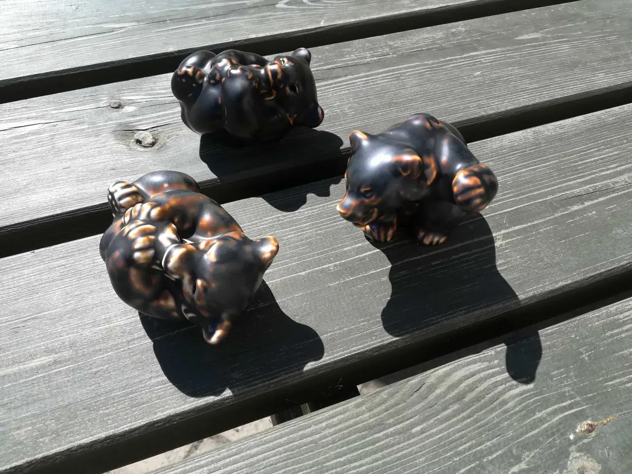 Billede 1 - Royal Copenhagen figurer. Brune Bjørne.