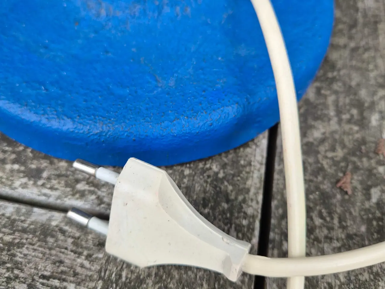 Billede 16 - Blå arkitektlampe på rund fod