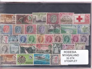 Rhodesia & Nyasaland - 35 Stk. -  Stemplet