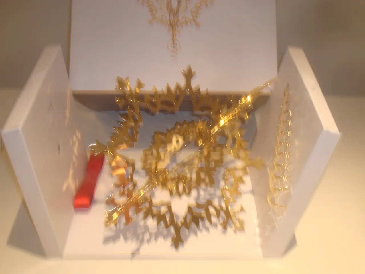 Billede 3 - TOPSTJERNE GEORG JENSEN forgyldt, original kasse, 