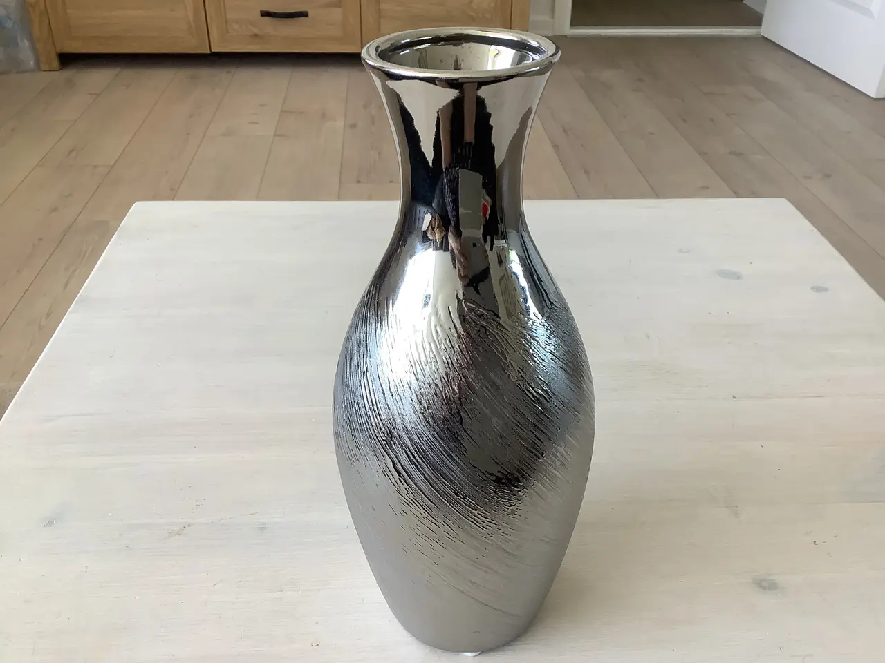 Billede 1 - Sølv lignende vase