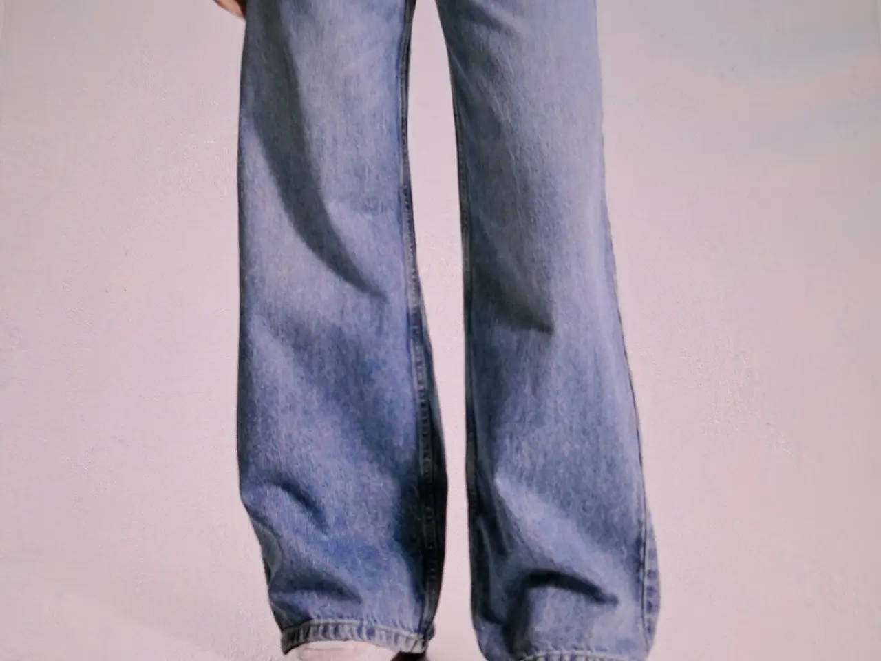 Billede 1 - Nye BERSHKA  Wide leg  cowboybukser 
