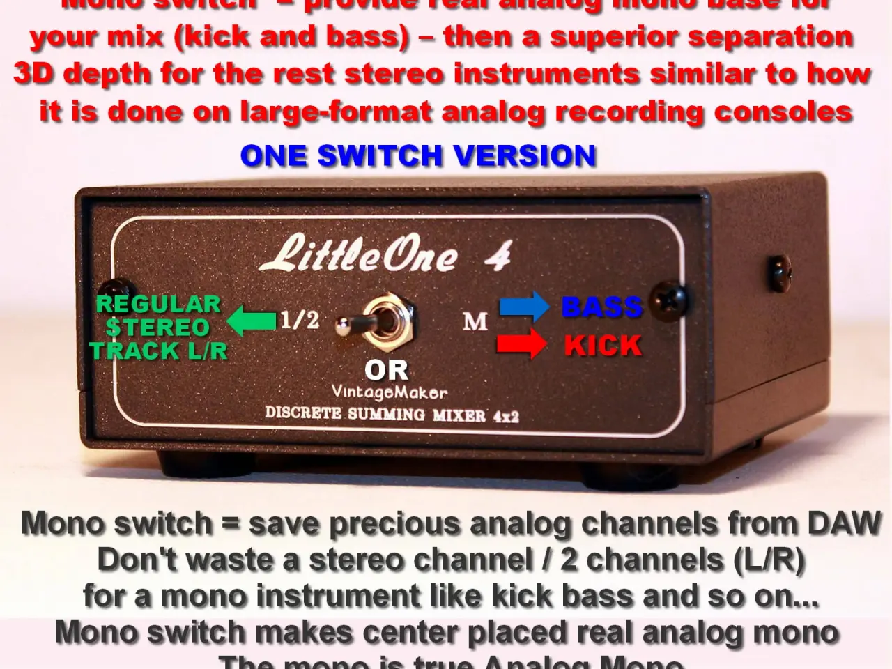 Billede 5 - Universal Custom Analog Studio Summing Mixer Box