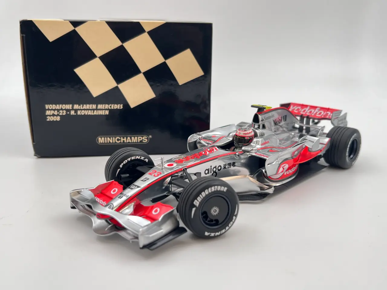 Billede 2 - 2008 Mercedes-McLaren MP4/23 #23 Formel 1 - 1:18