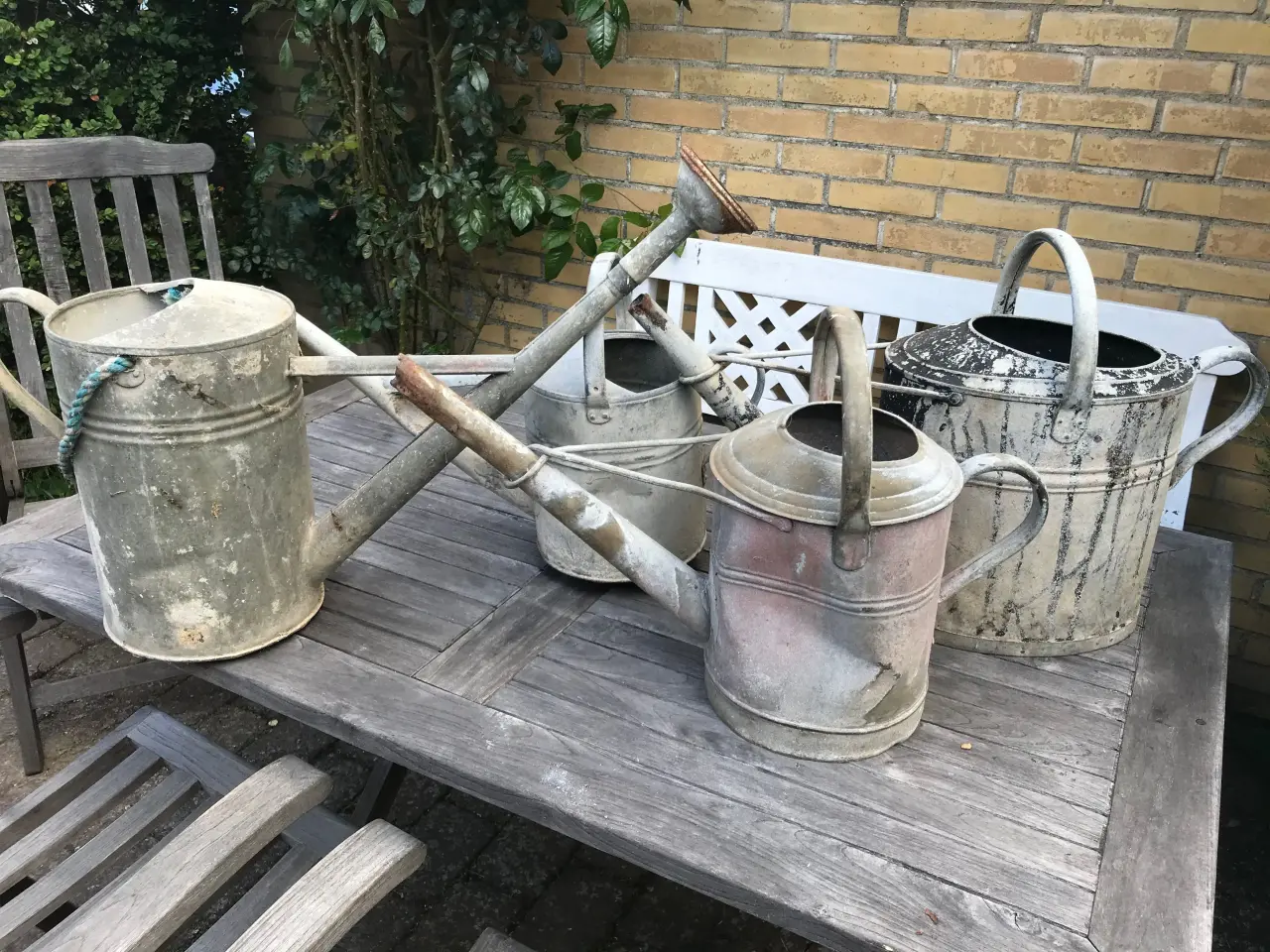 Billede 2 - Gammel vandkande zink