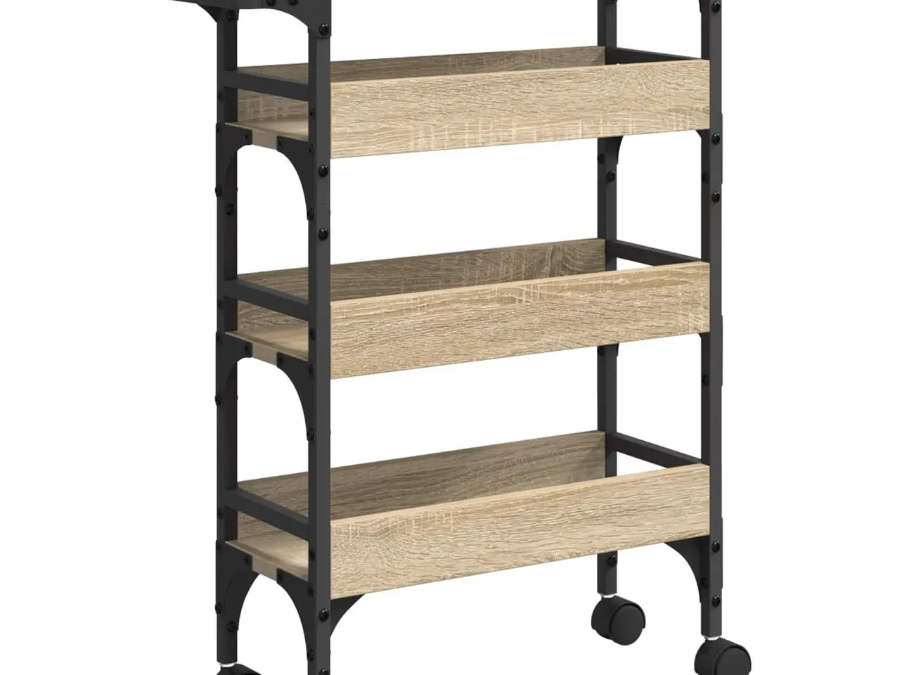Billede 2 - Køkkenvogn i Sonoma eg 53 x 20 x 76 cm