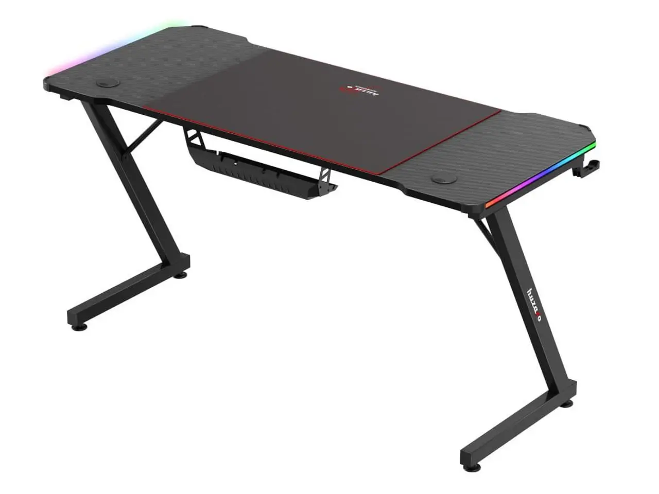 Billede 2 - Gamingbord Hero 3.3 RGB - sort, 140 x 60 cm