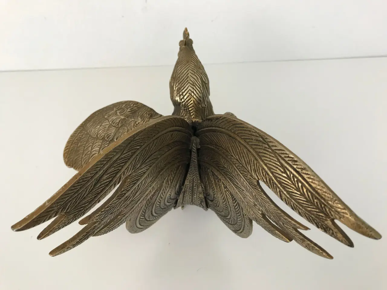 Billede 6 - Vintage messing hane figur