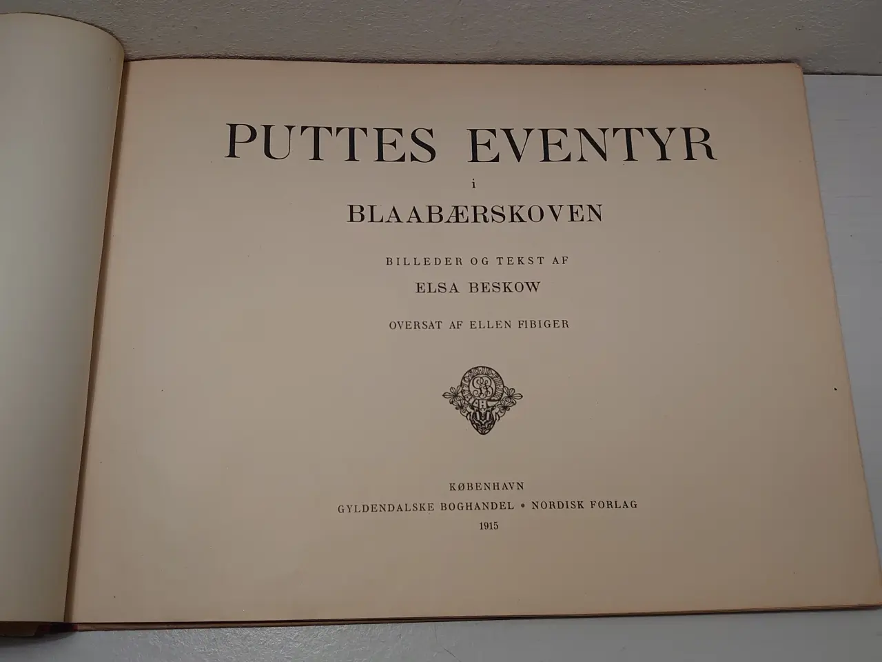 Billede 4 - Beskow:Puttes Eventyr i Blaabærskoven.1.udg.1915