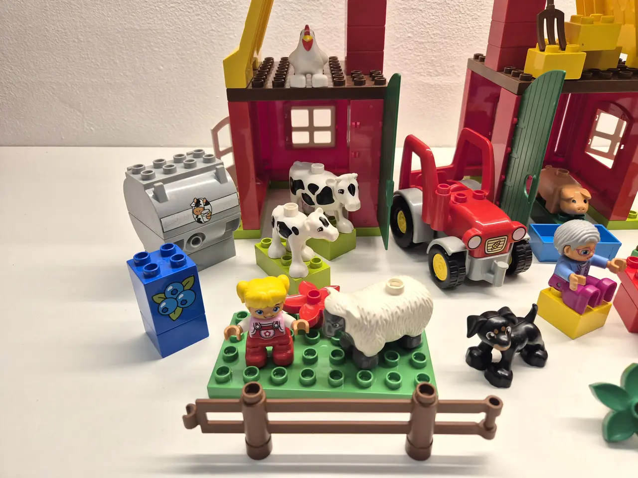 Billede 3 - Duplo Bondegård, Dyr, Traktor, Mennesker, Bygning 