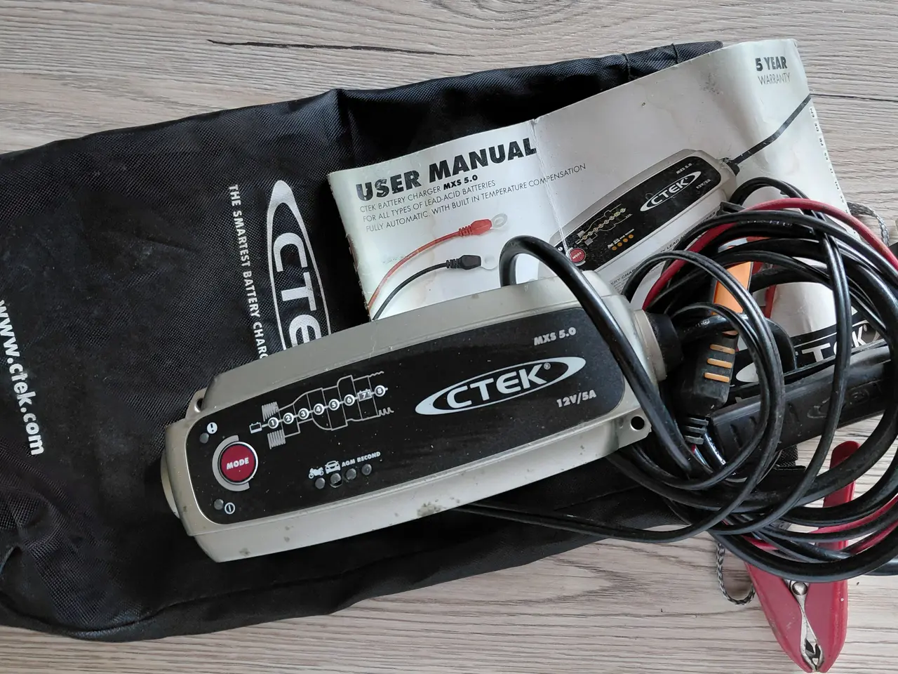 Billede 1 - CTEK MXS 5.0 12V/5A batterioplader.