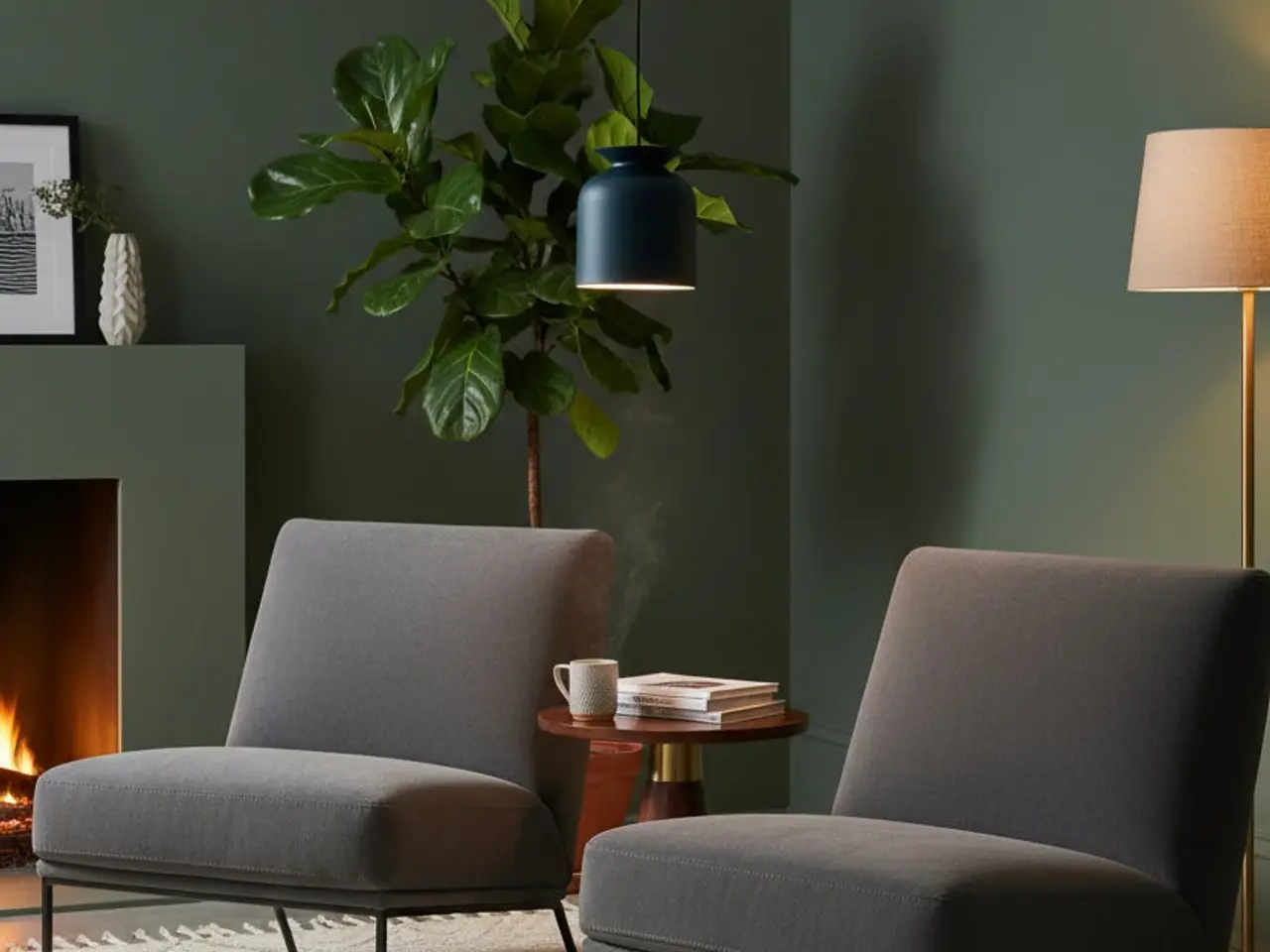 Billede 2 - GUBI Ronde Lampe – Mørkegrå H 24 cm