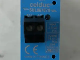 Celduc SUL867070 Solid State relæ 35A 24‑510VAC w/