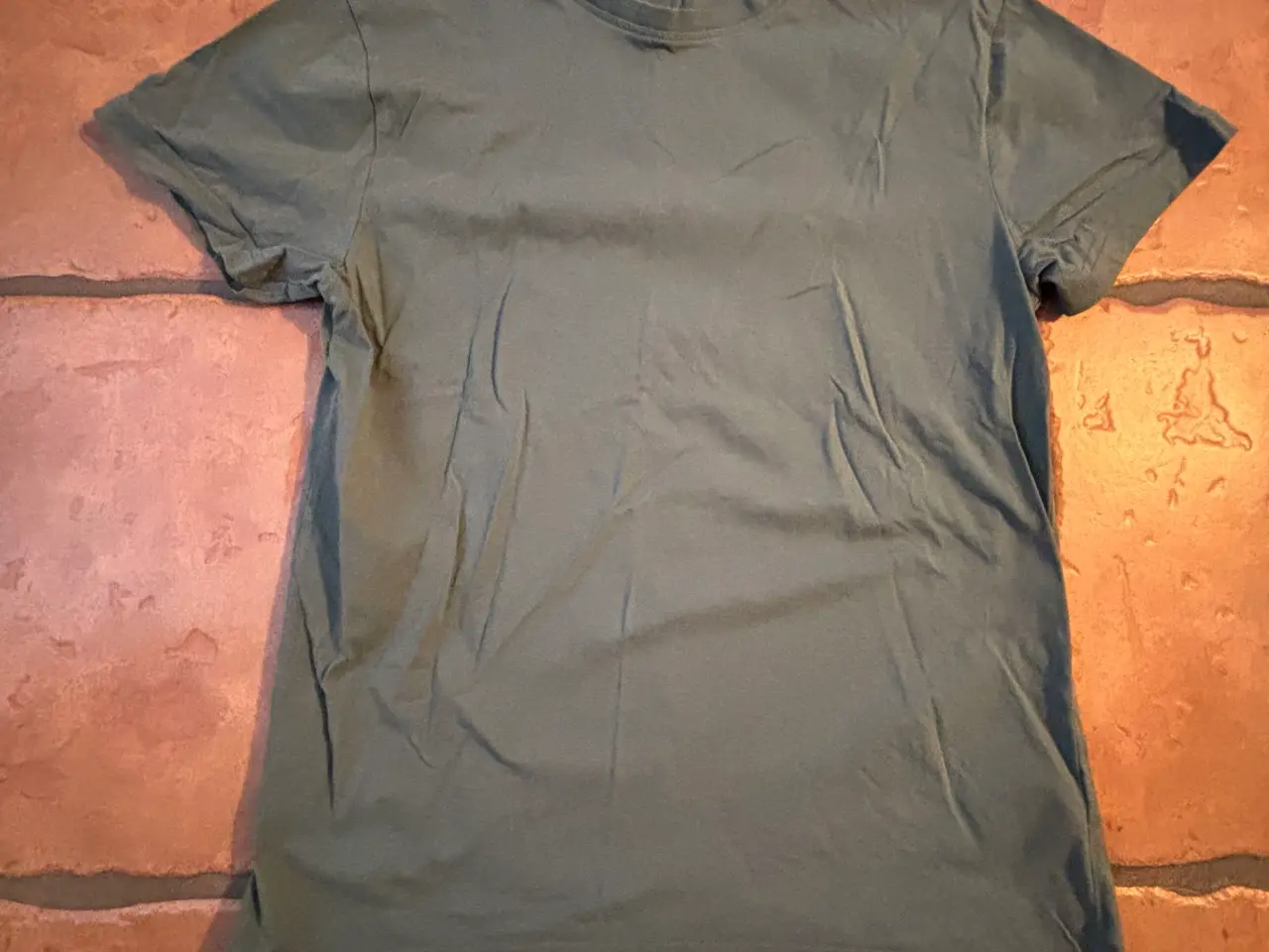 Billede 1 - Dressmann T-shirt herre S grøn bomuld