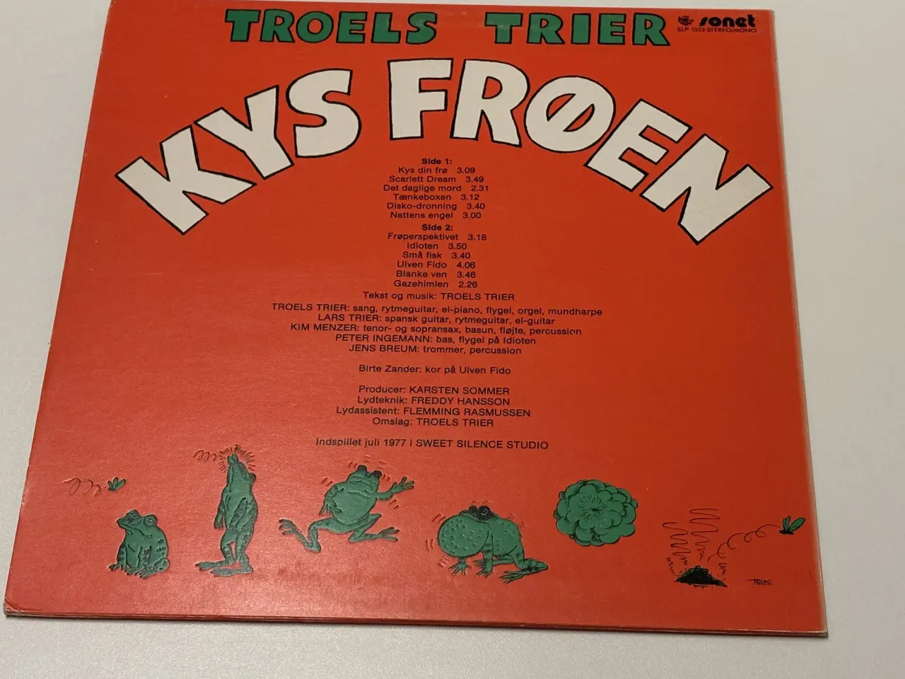 Billede 2 - Troels Trier: Kys Frøen - vinyl LP