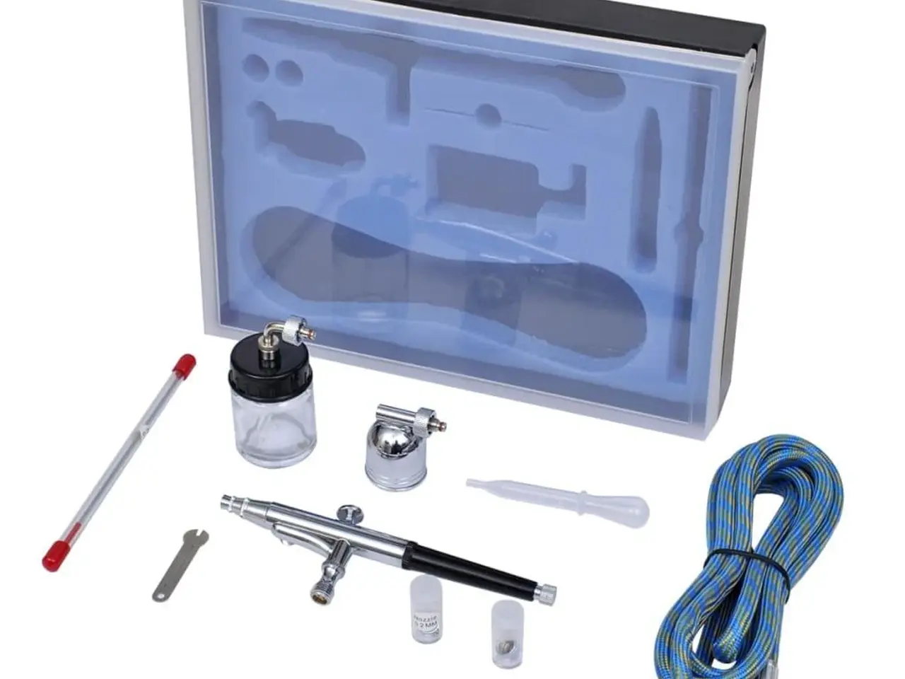 Billede 4 - Airbrush-sæt med glasbeholder - 0,2/0,3/0,5 mm dyser