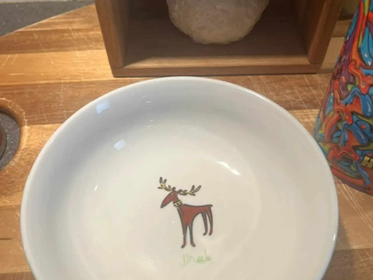 Billede 9 - StoreMarie dåse+flot tedåse&SøstreneGrene juleskål