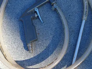 Sandblæsepistol til trykluft