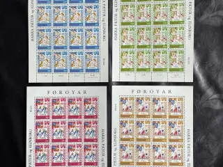 Færøerne helark afa 69-72 - Postfriske
