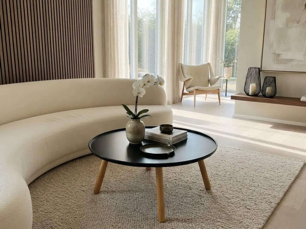 Billede 1 - Normann Copenhagen-Tablo Sofabord sort.