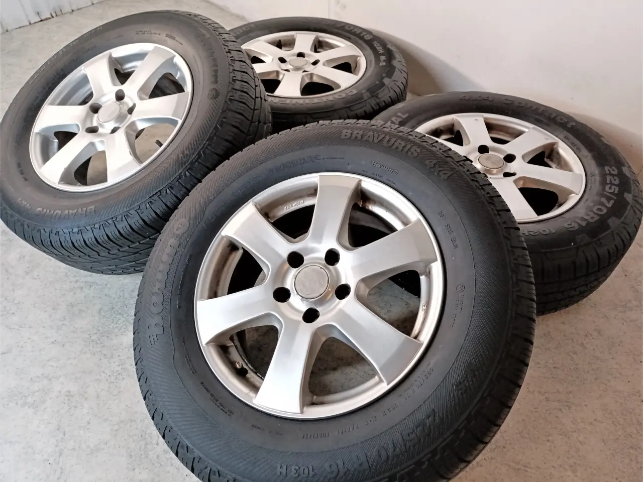 Billede 2 - 5x114,3 16" ET45 Autec 4x4 sommersæt