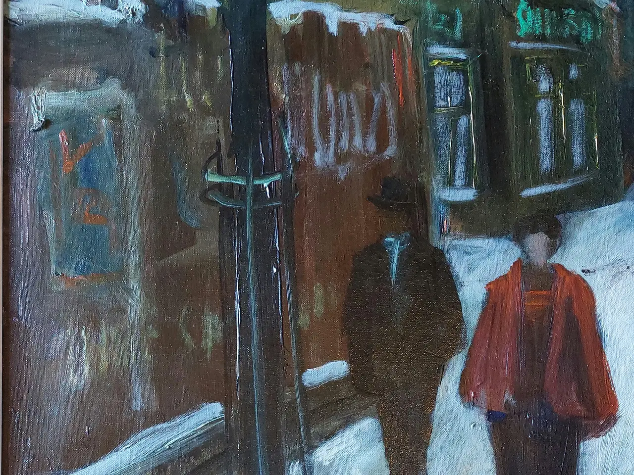 Billede 3 - POUL KASTRUP - ( 1908 - 1987 ) - oliemaleri
