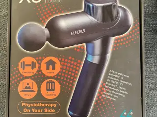 Massagepistol, som kan massere ømme muskler.