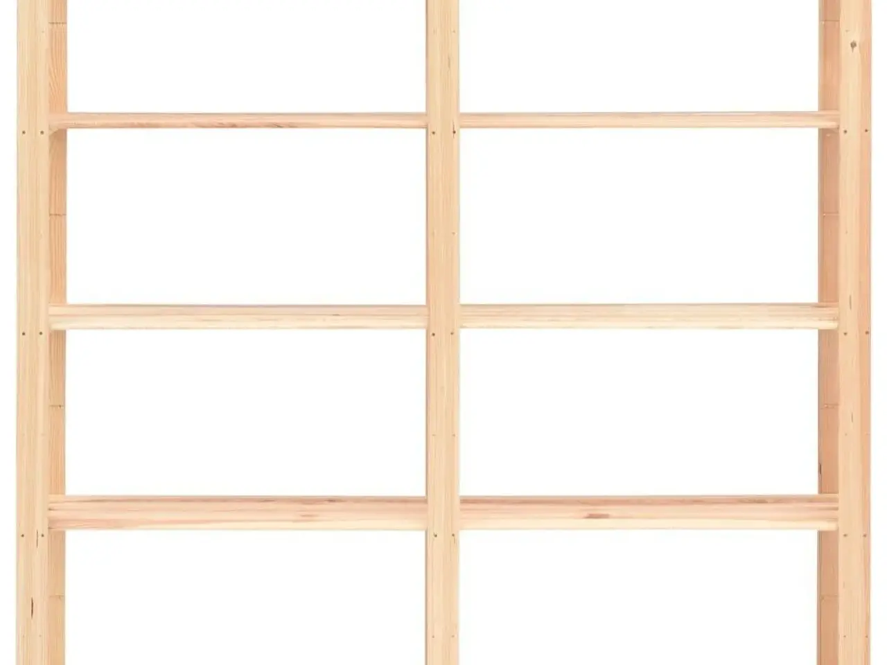 Billede 3 - Reol i 5 niveauer i massivt fyrretræ - 170 x 38 x 170 cm