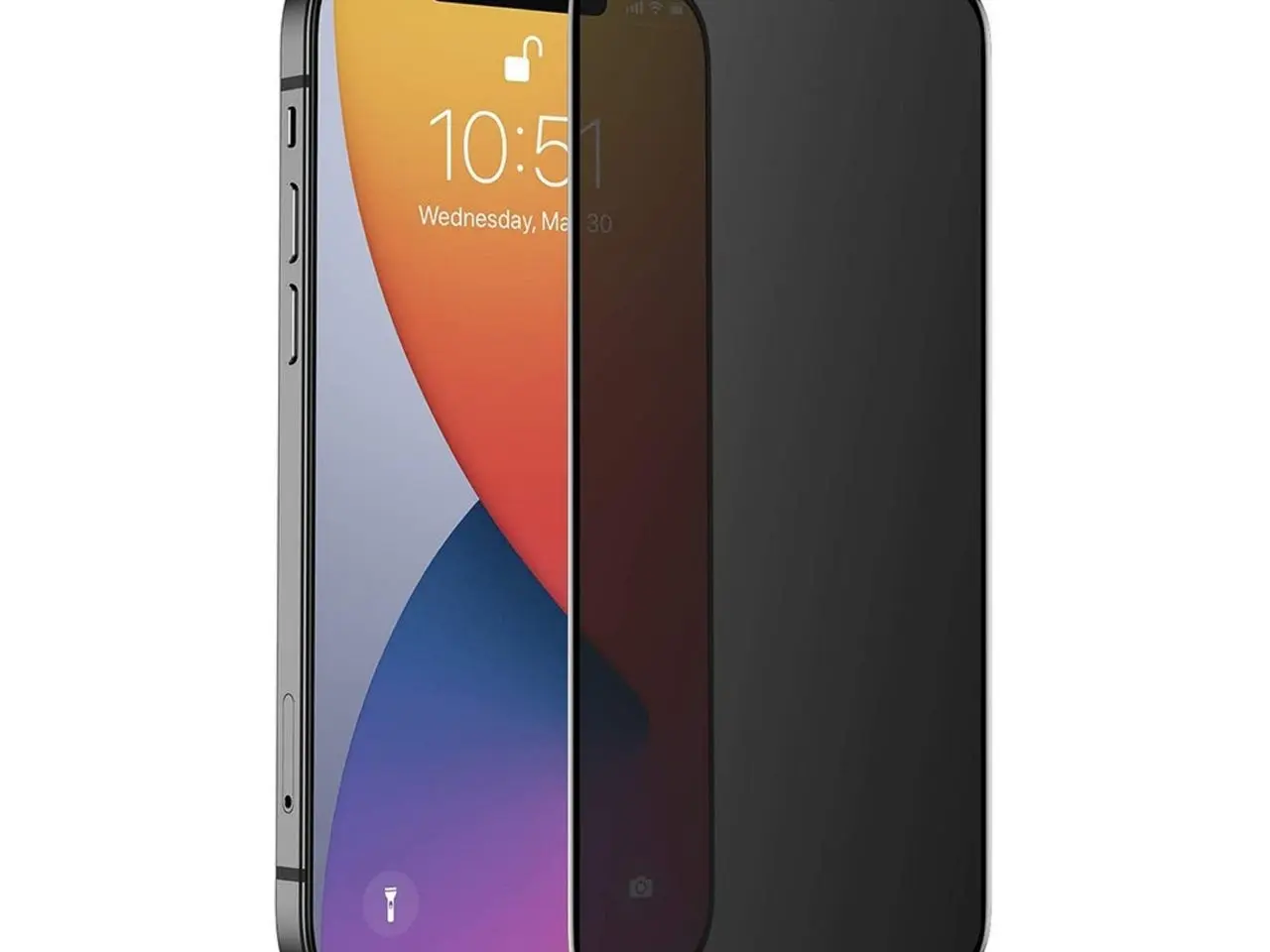 Billede 1 - iPhone 15 privacy skærmbeskyttelse (anti-spy) 9H