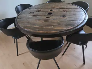 Rustik Spisebord ø 140