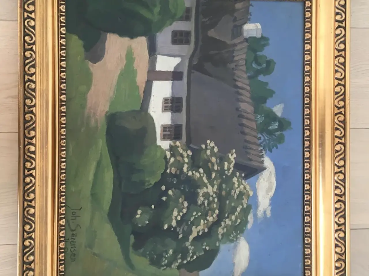 Billede 2 - Oliemaleri af Joh. Sørensen – 41×49 cm  