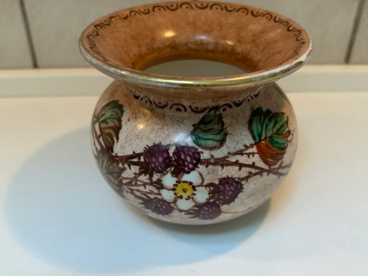 Billede 1 - Vintage vase i keramik
