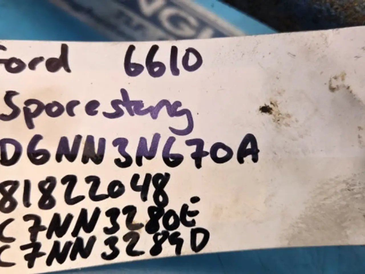 Billede 9 - Ford 6610 Sporestang D6NN3N670A