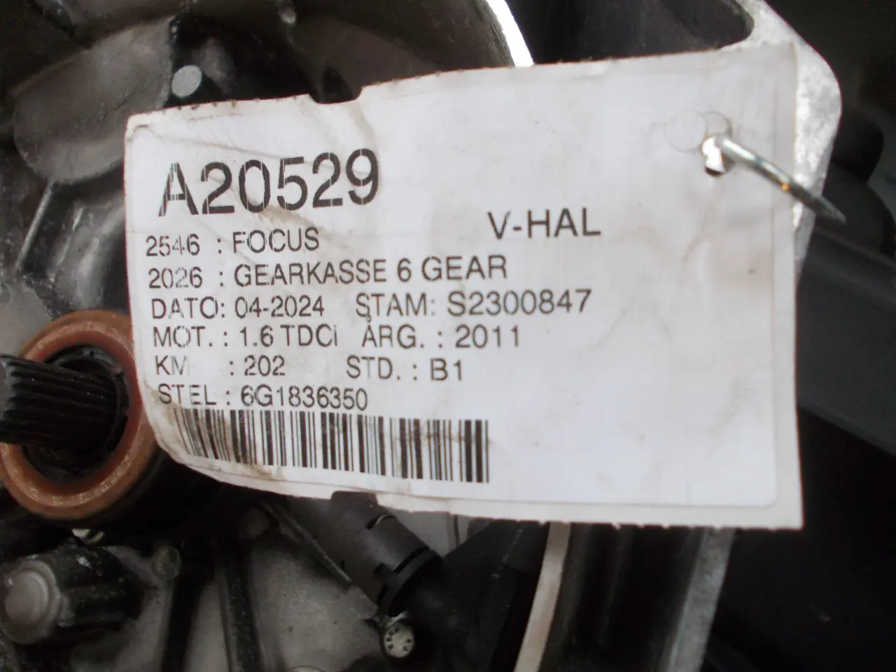Billede 3 - Gearkasse Ford Volvo Mazda