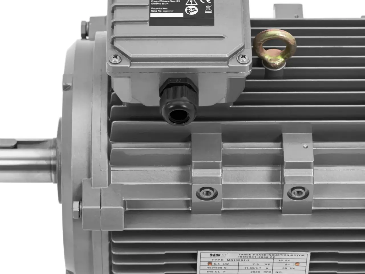 Billede 2 - 3-faset asynkron-motor – 5,5 kW – 2950 omdr./min.
