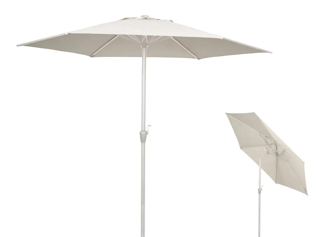 Billede 1 - Parasol, 3m Ø med tilt funktion.
