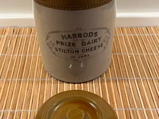 Harrods Prize Dairy Stilton Cheese keramik krukke