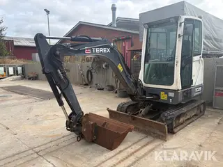 Gravemaskine Terex TC25 med planérskovl