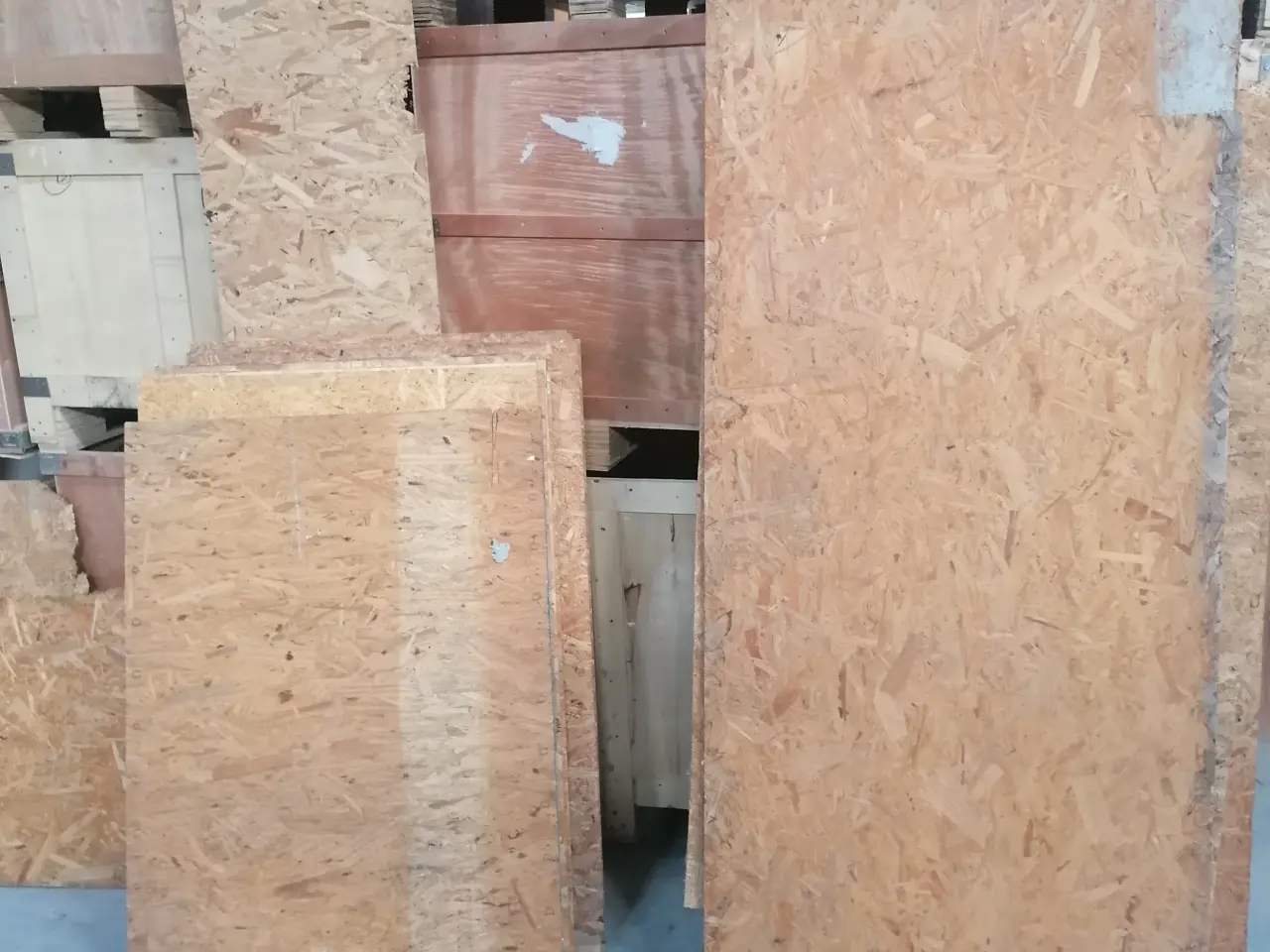 Billede 1 - OSB Plader 10 - 12 mm. Div. Rester Stykpris fra 
