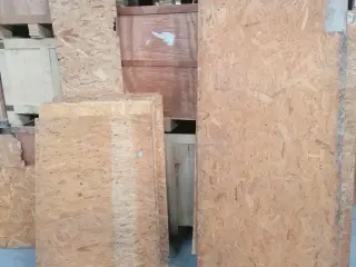 OSB Plader 10 - 12 mm. Div. Rester Stykpris fra 