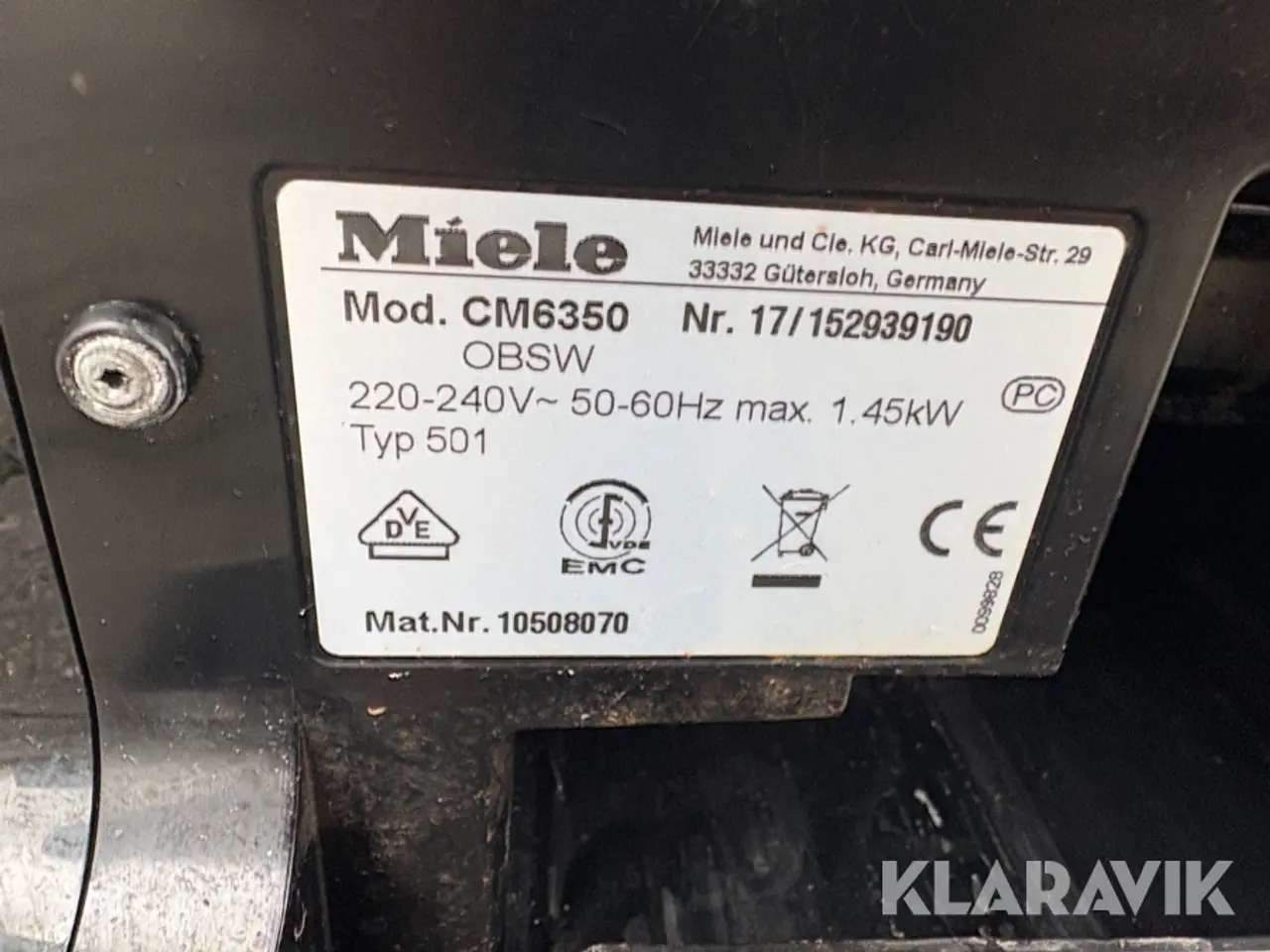 Billede 9 - Kaffemaskine Miele CM6350 OBSW