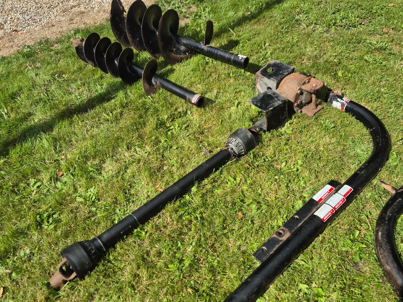 Billede 3 - Pælebor til PTO, Fin stand !!!!!