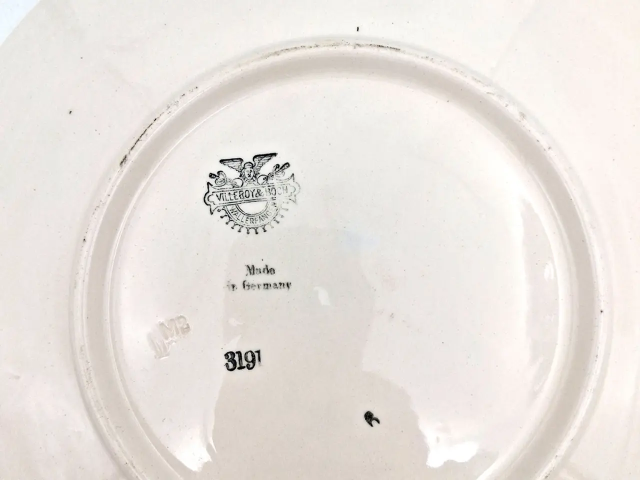 Billede 7 - Antik Villeroy & Boch vægplatte – heste ved åen
