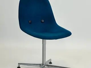 Erik Jørgensen Eyes EJ 2-XU Armchair Stol – Blå med Krom Stel