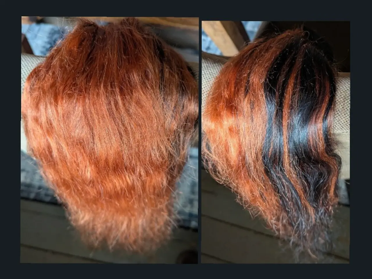 Billede 5 - Orangefarvet human extensions m/ reflekser 72 cm
