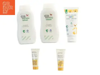 Sæt med babylotion og zinkcreme (str. 5 stk 16-9 cm)