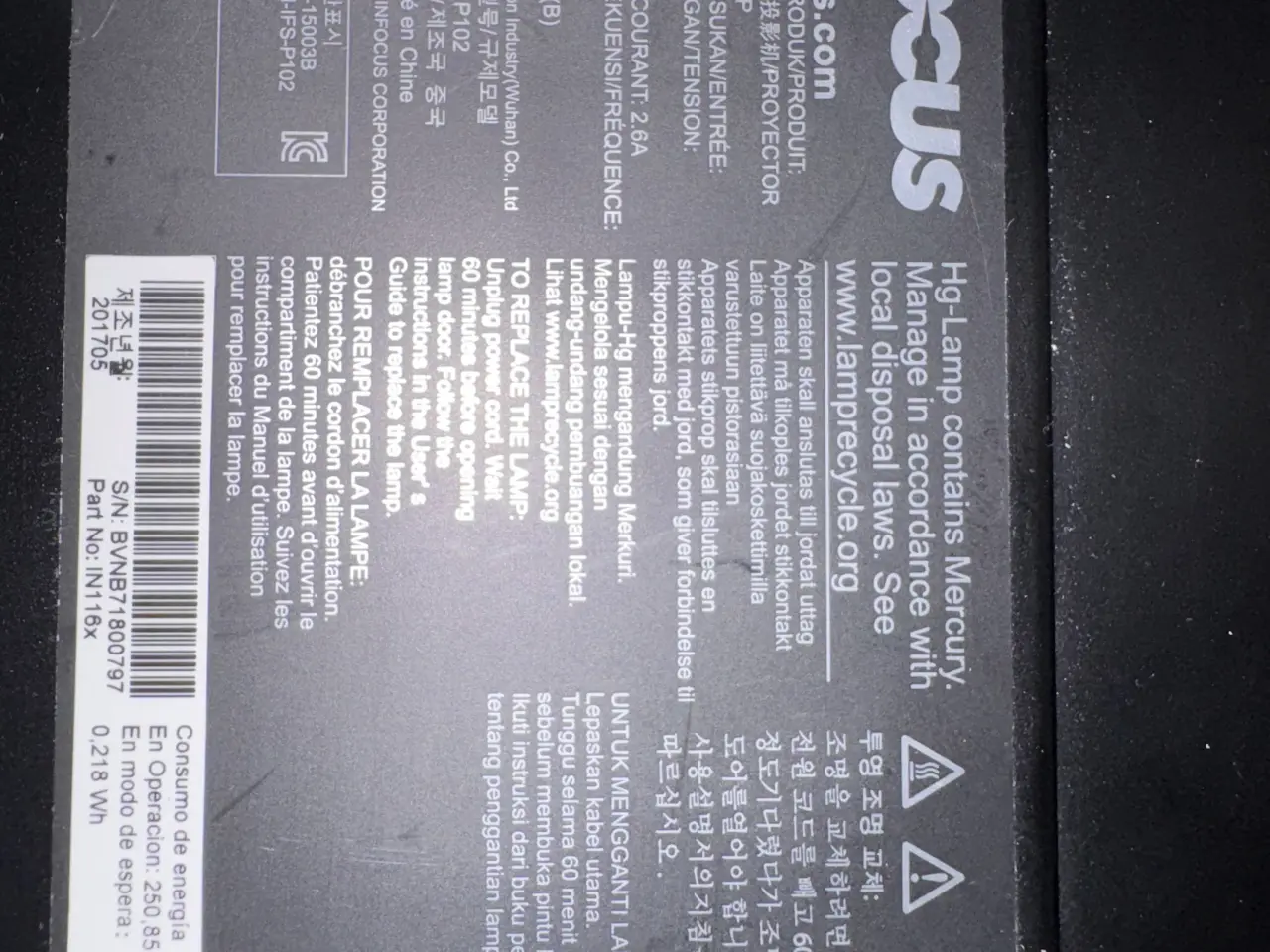 Billede 5 - InFocus IN116 x hjemmebio, tv eller mødelokale