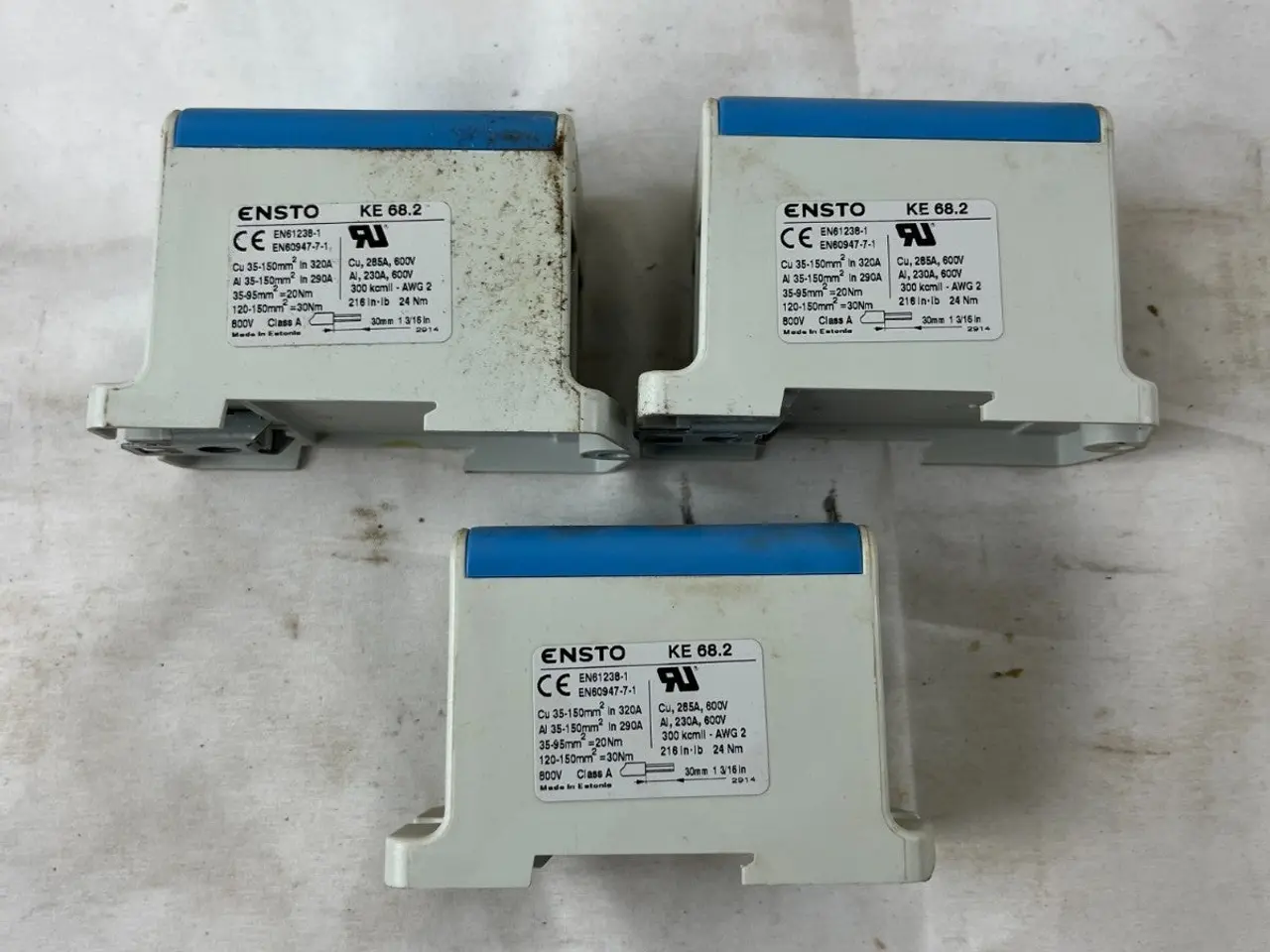 Billede 2 - Ensto KE 68.2 Distribution Terminal Blocks 320A 3x